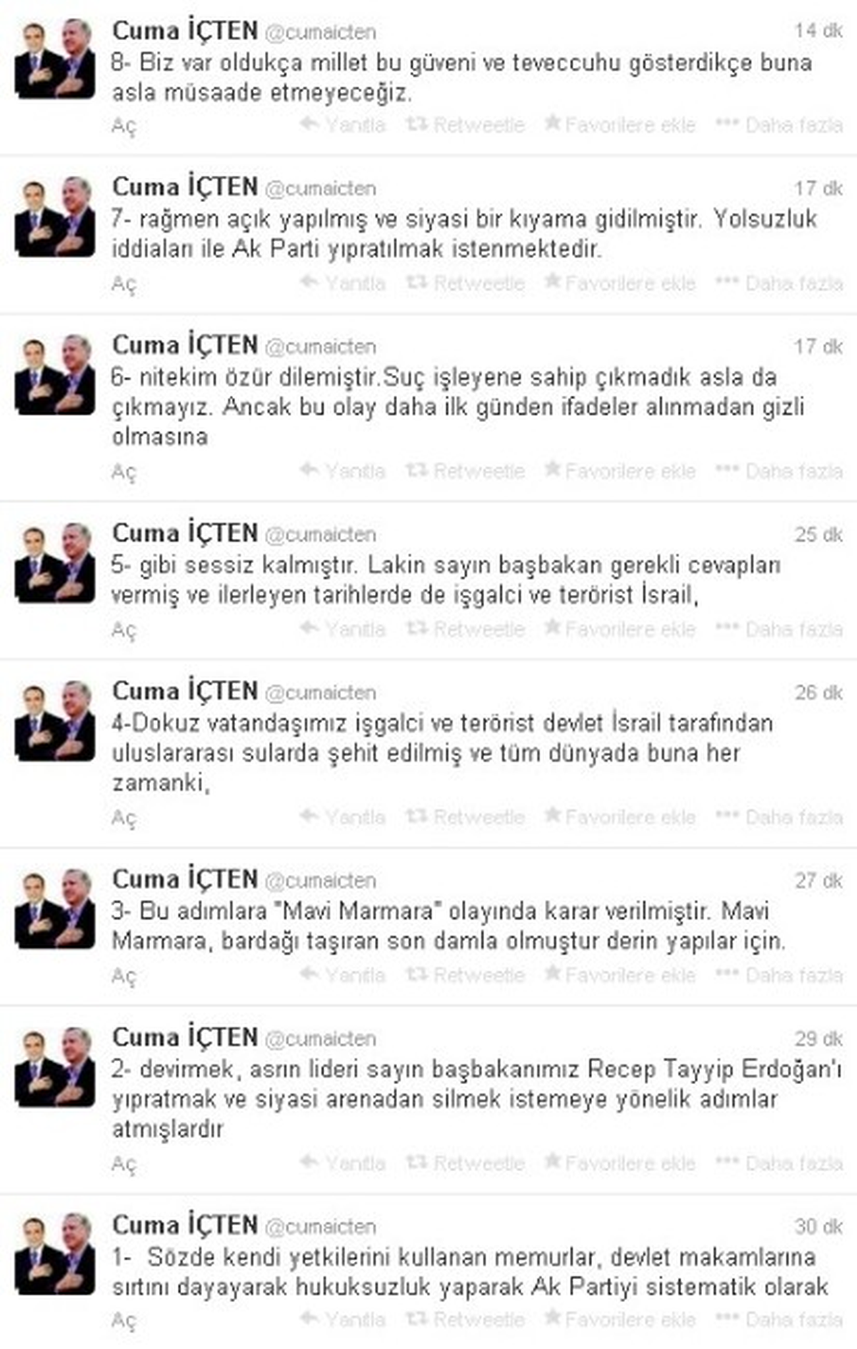 AK Parti\'li İçten\'den Yolsuzluk Değerlendirmesi