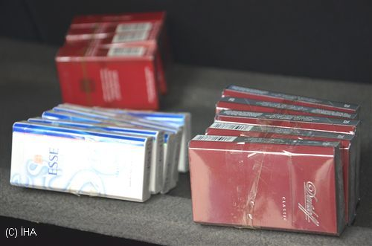 Akçaabat\'ta Gümrük Kaçağı Sigara Ele Geçirildi