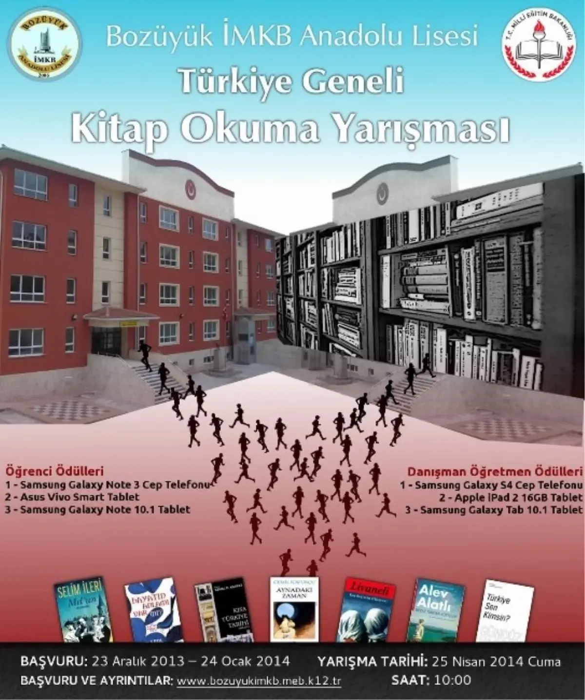 Bozüyük İMKB Anadolu Lisesi\'nden Kitap Okuma Yarışması