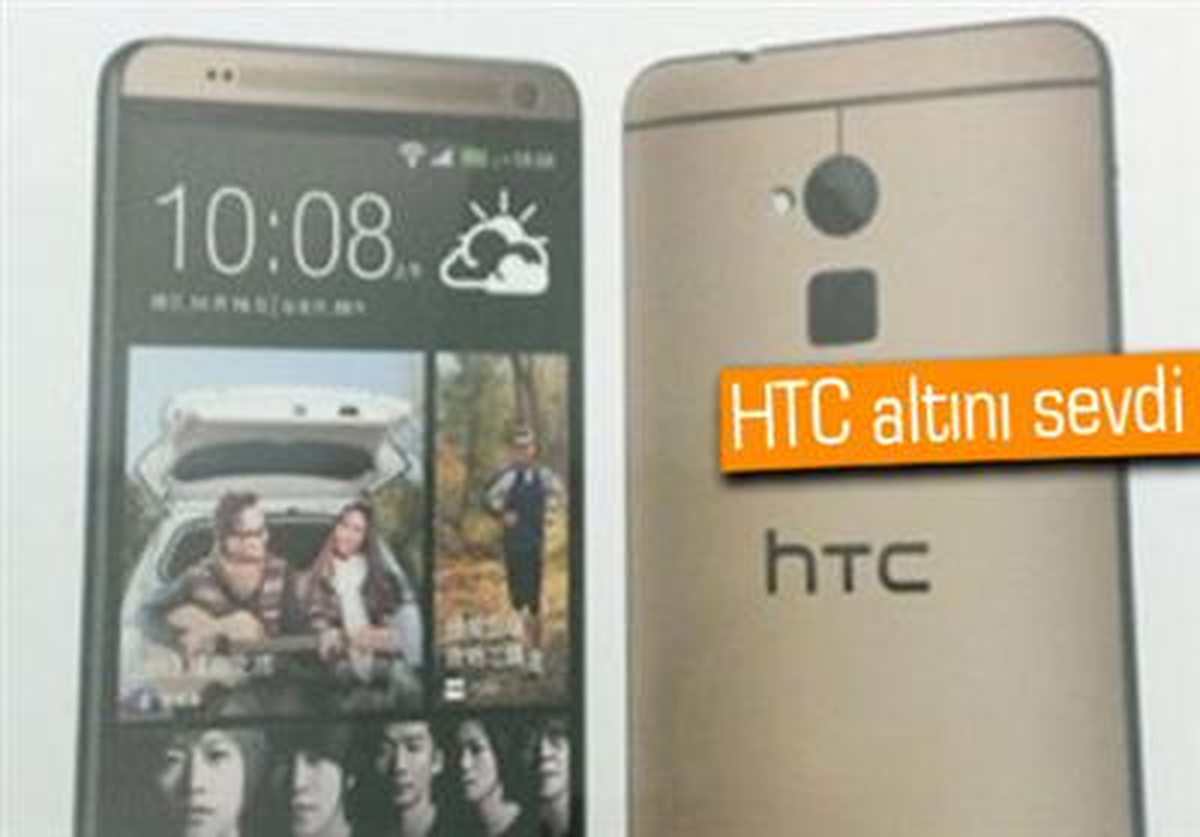 Bu da Altın Renkli Htc One Max