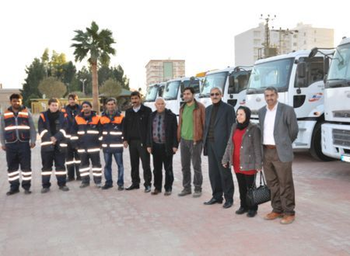 Kızıltepe Belediyesi Temizlik İşlerine 5 Yeni Araç Aldı