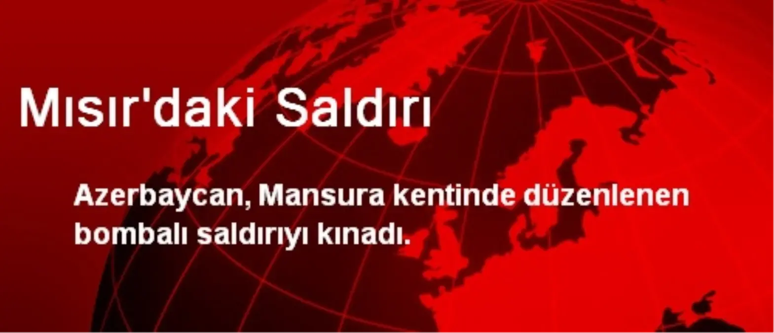 Mısır\'daki Saldırı