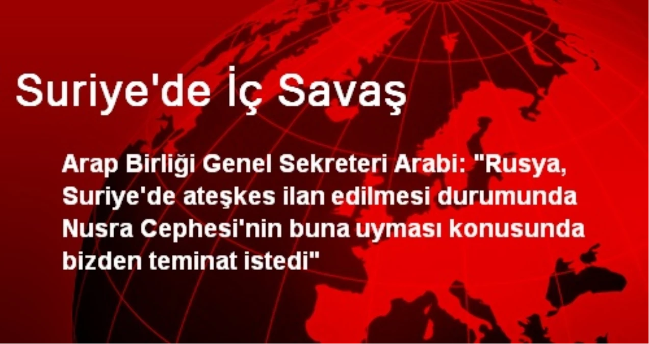 Suriye\'de İç Savaş