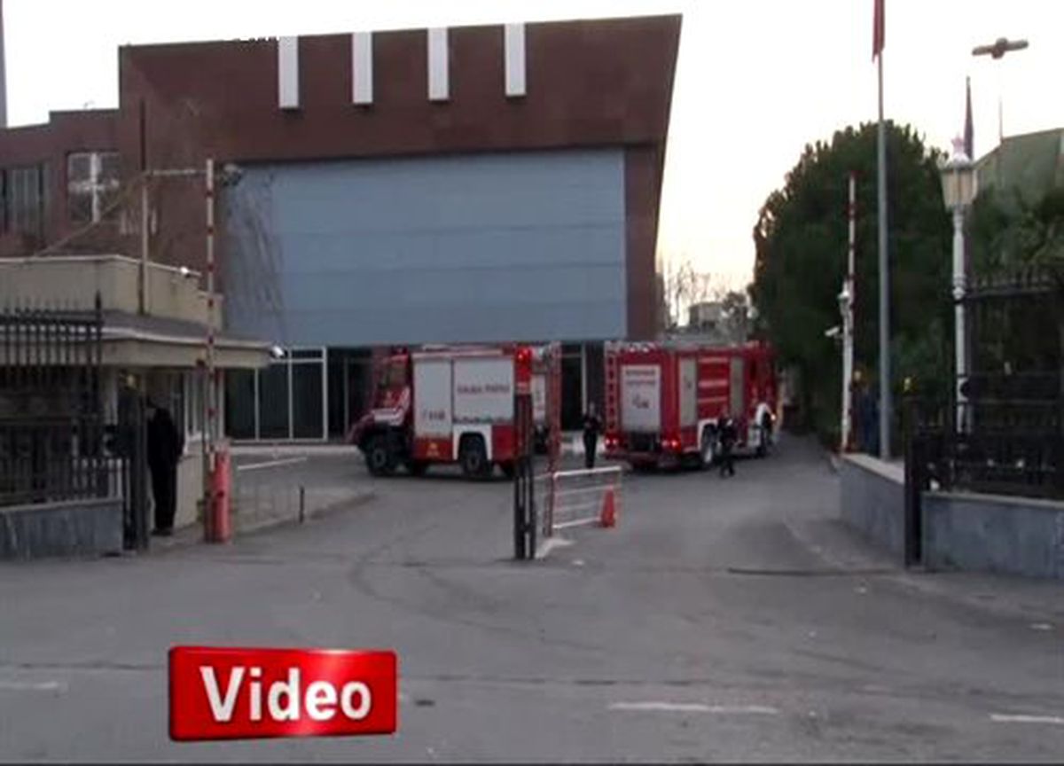 TRT Binasında Yangın Paniği