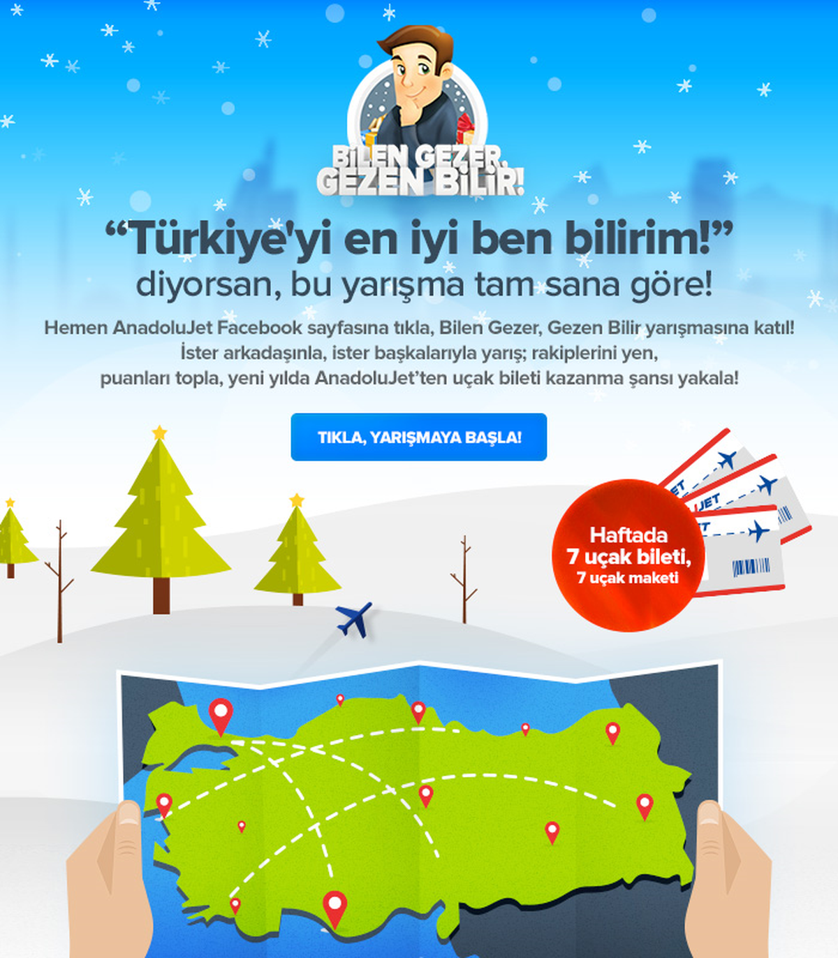 Anadolujet Uçak Bileti Kazandırıyor
