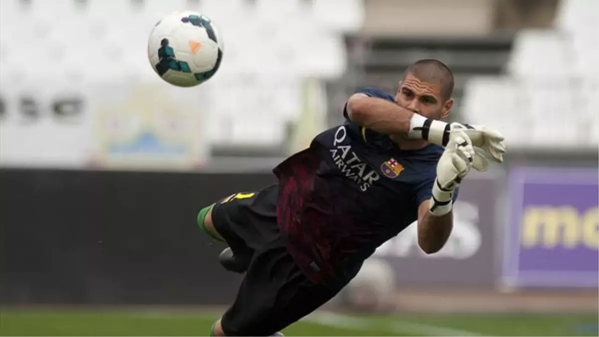 Barcelona\'nın İspanyol Eldiveni Victor Valdes\'in Sakatlığını Atlattığı Açıklandı