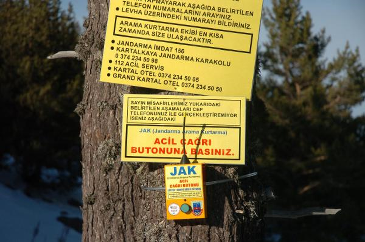 Kartalkaya\'da Hayat Kurtaracak Buton