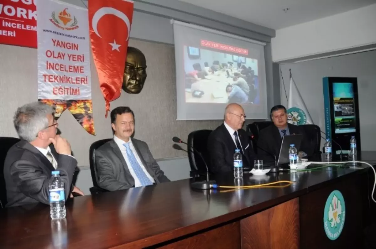 Manisa'da İtfaiyesine Olay Yeri İnceleme Dersi