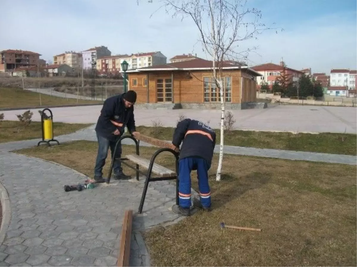 Odunpazarı Belediyesinden, Parklara Bakım Çalışması