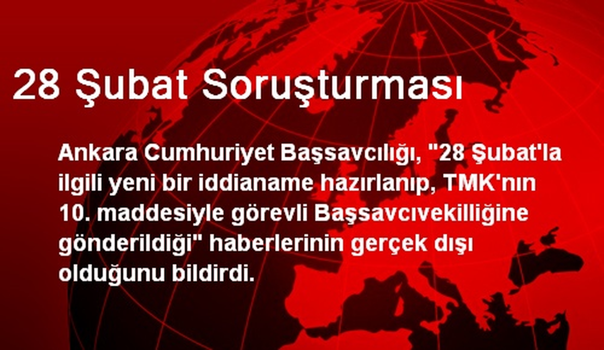 28 Şubat Soruşturması