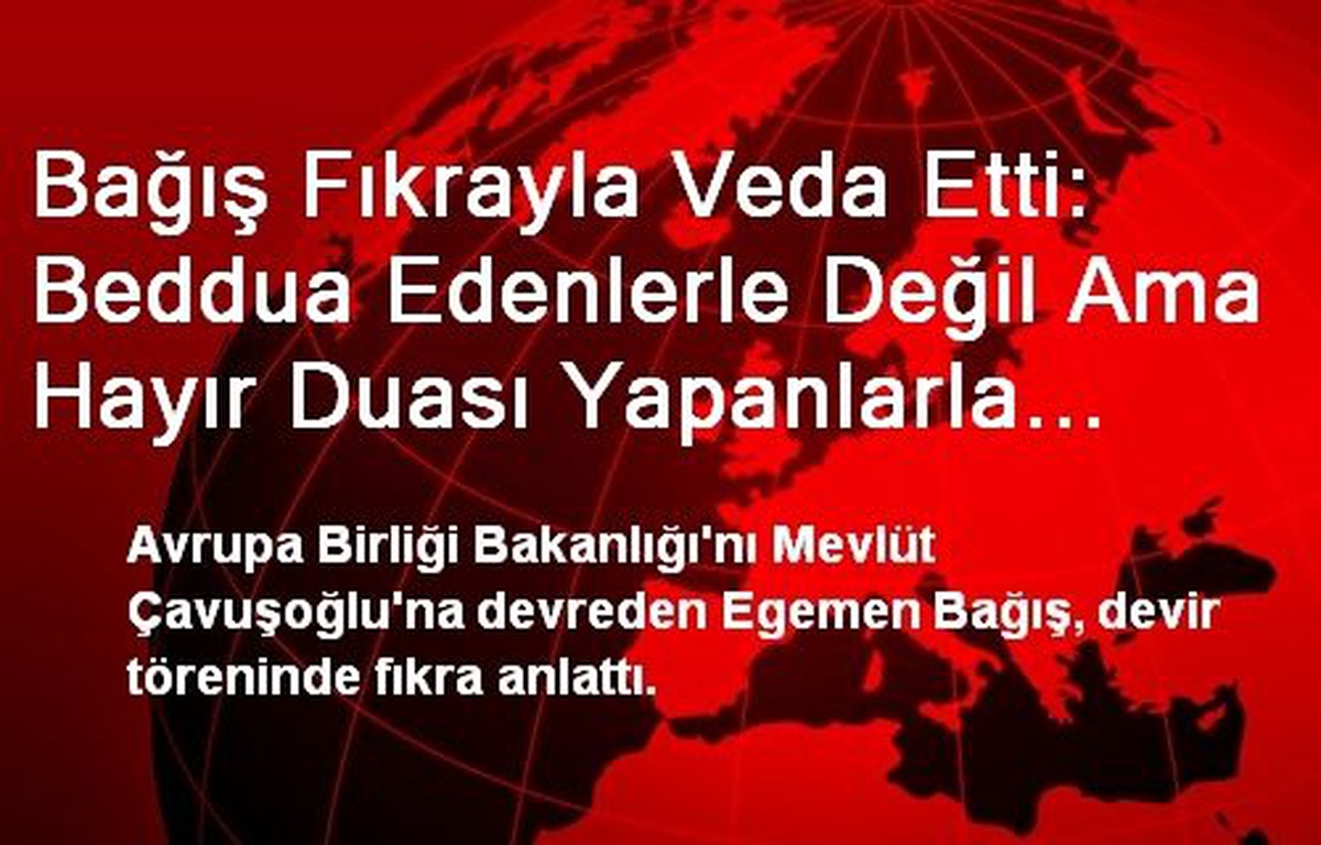 Bağış Fıkrayla Veda Etti: Beddua Edenlerle Değil Ama Hayır Duası Yapanlarla Birlikte Çalışmaya...