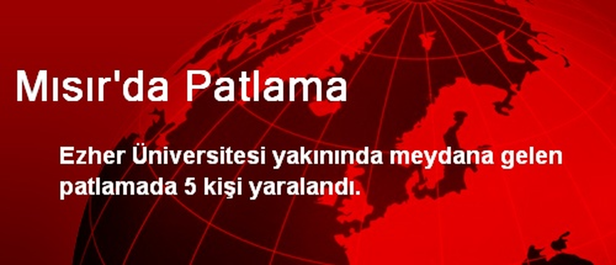 Mısır\'da Patlama