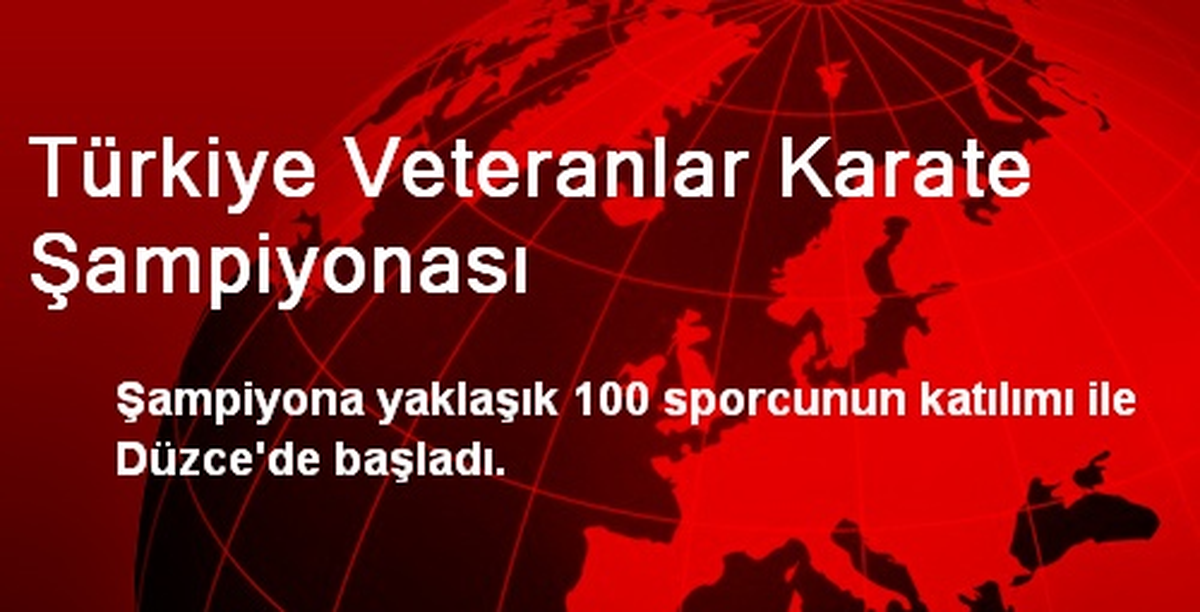 Türkiye Veteranlar Karate Şampiyonası