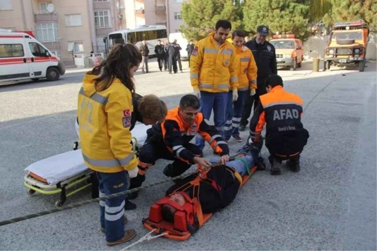 Tekirdağ Emniyetinde Yapılan Tatbikat Gerçeğini Aratmadı