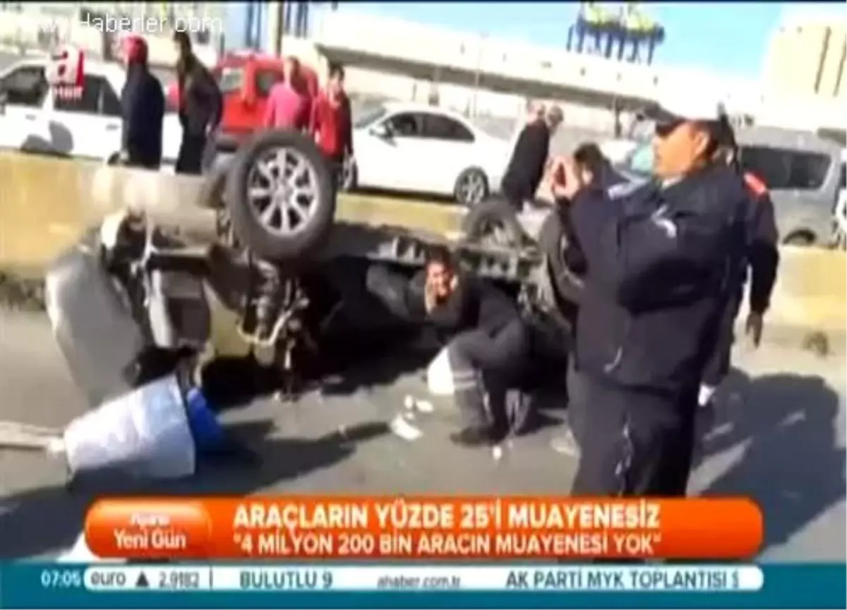 Araçların Yüzde 25\'i Muayenesiz