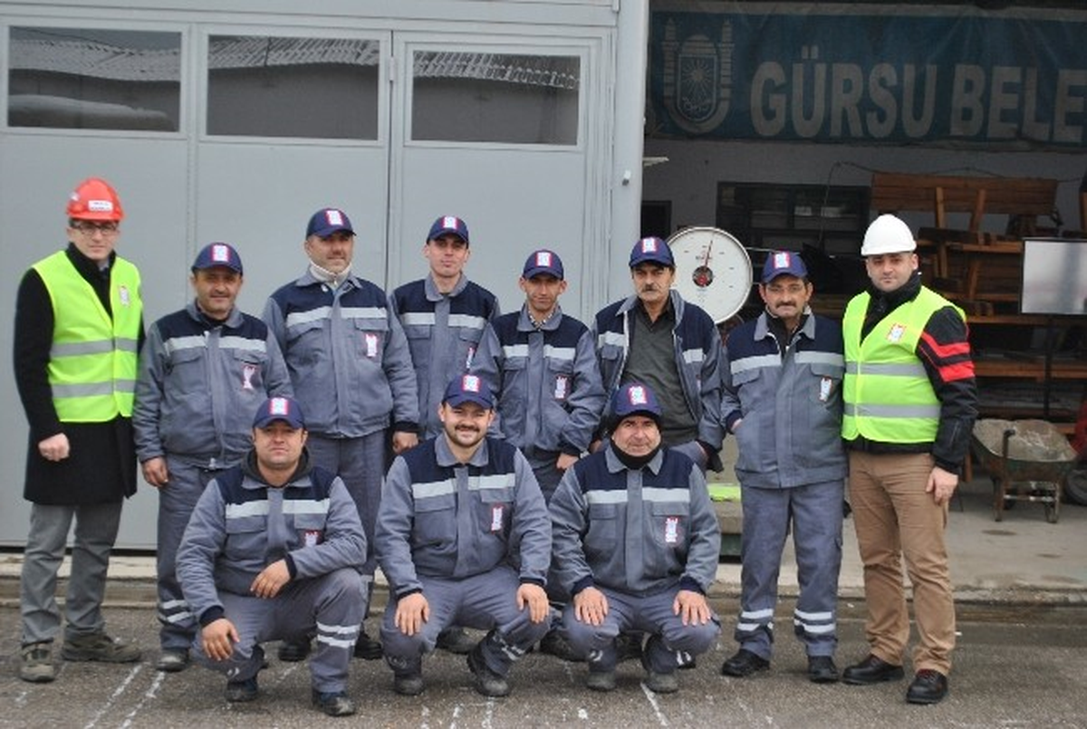 Gürsu Belediyesi Personeline İş Güvenliği Eğitimi