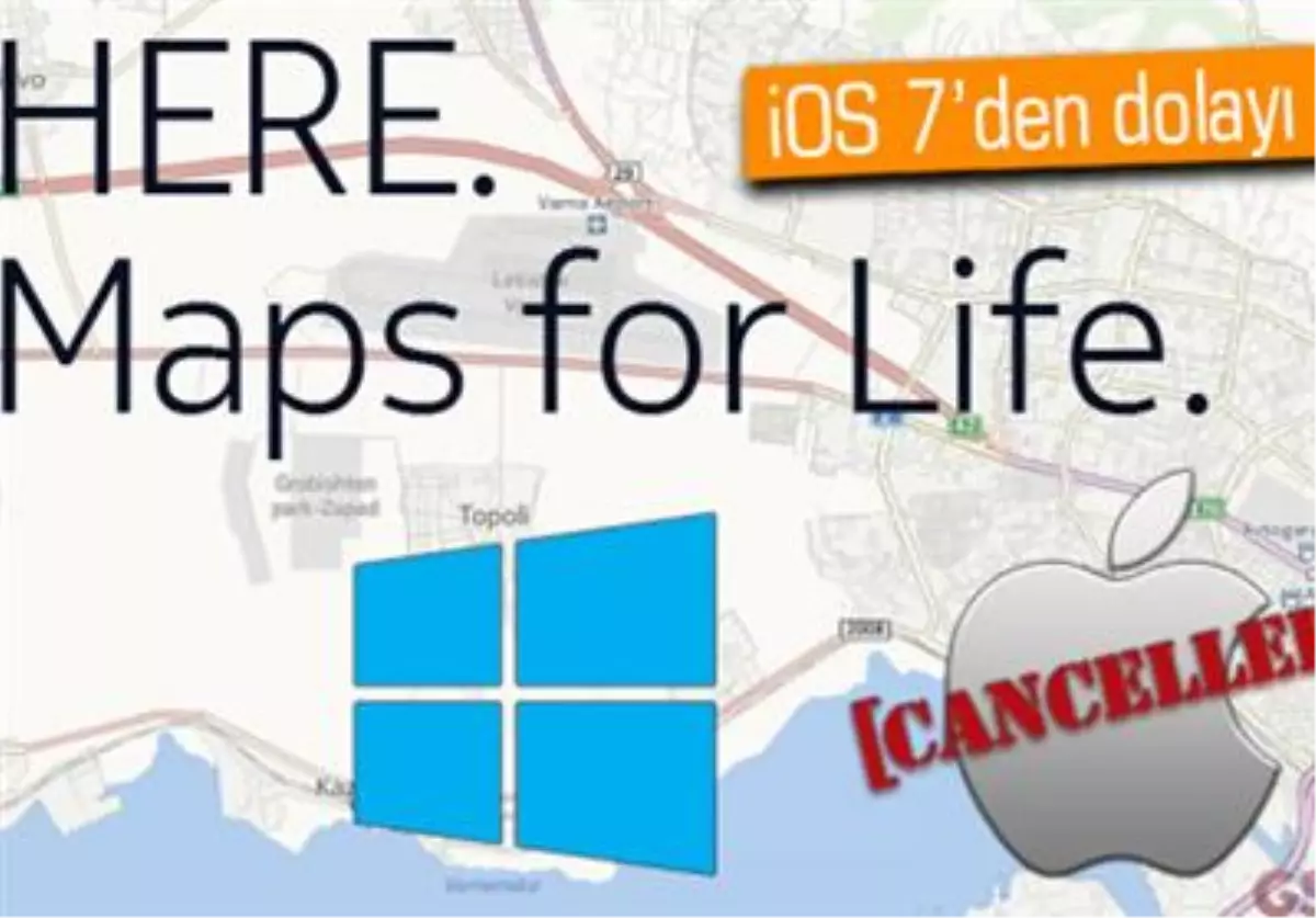 Nokia Here Maps Uygulaması App Store\'dan Kaldırıldı