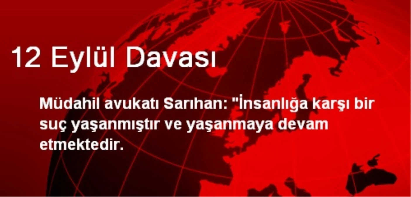 12 Eylül Davası