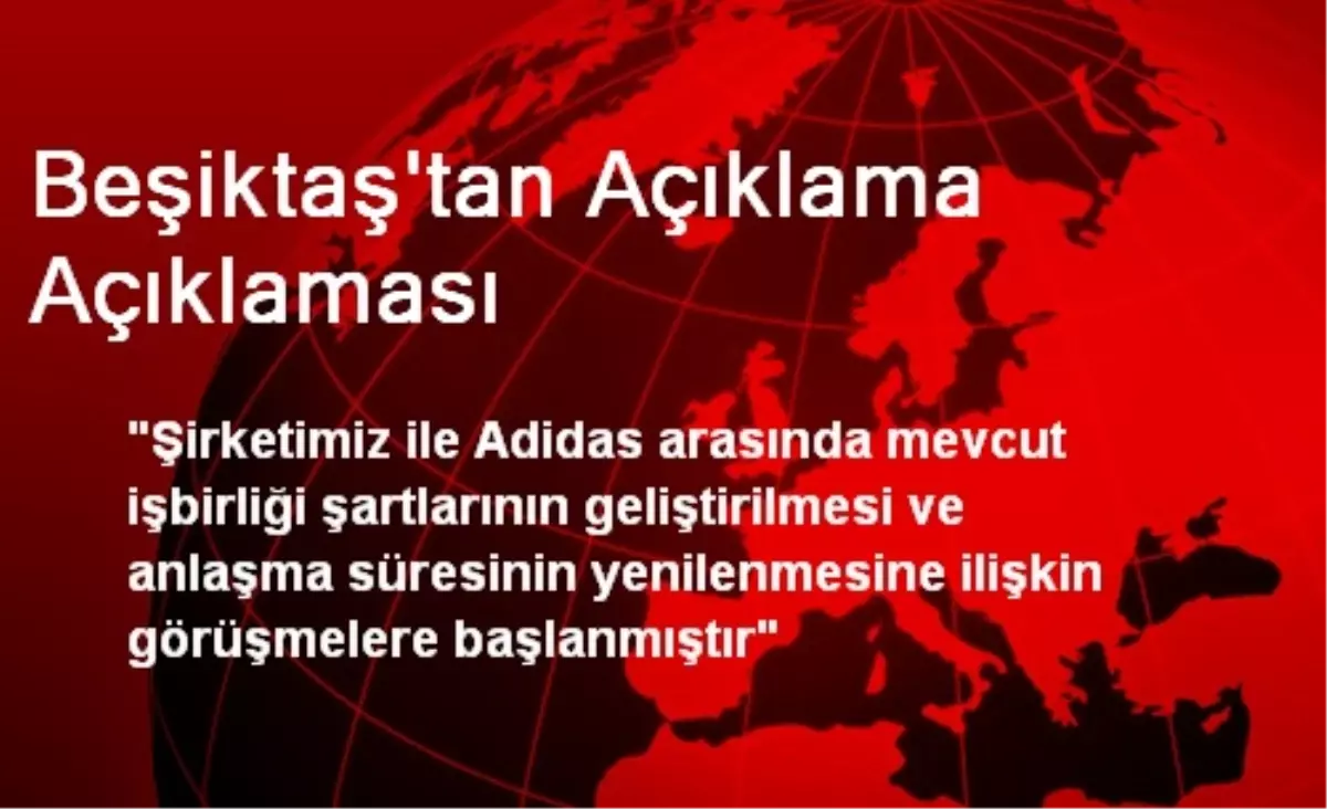 Beşiktaş Adidas İle Anlaşma Süresini Tazeliyor