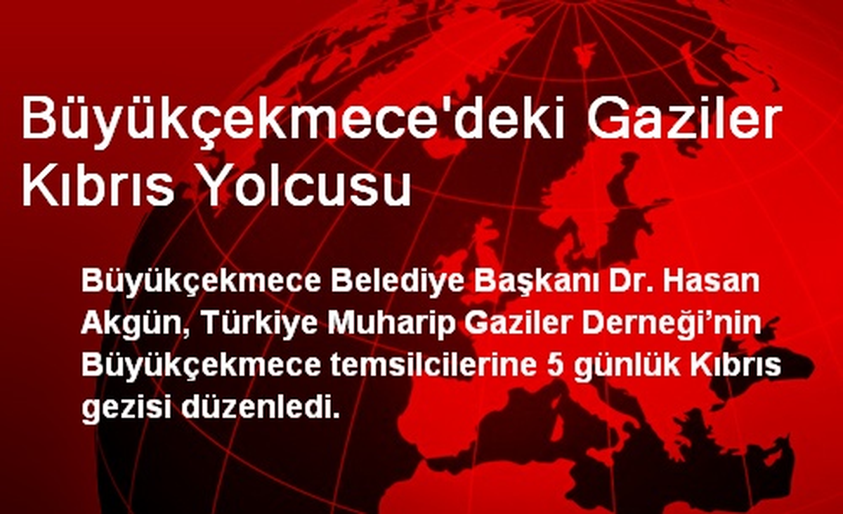 Büyükçekmece\'deki Gaziler Kıbrıs Yolcusu