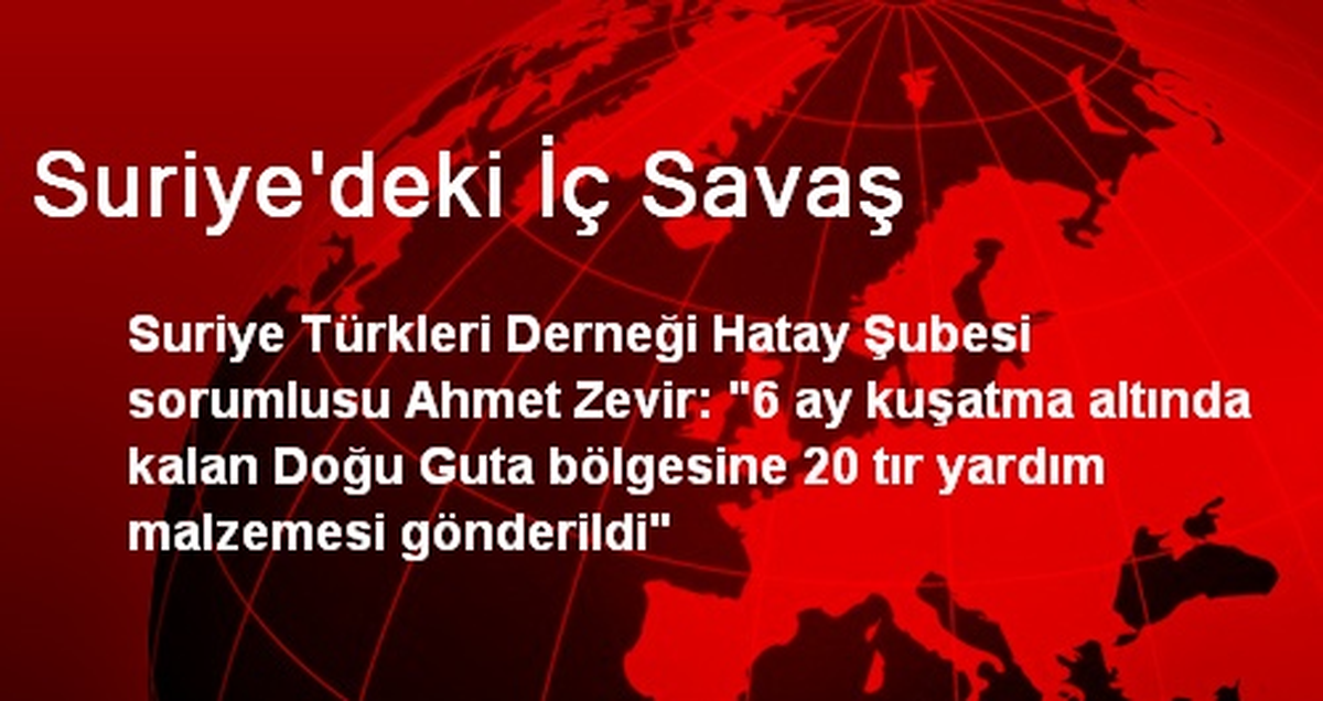 Suriye\'deki İç Savaş