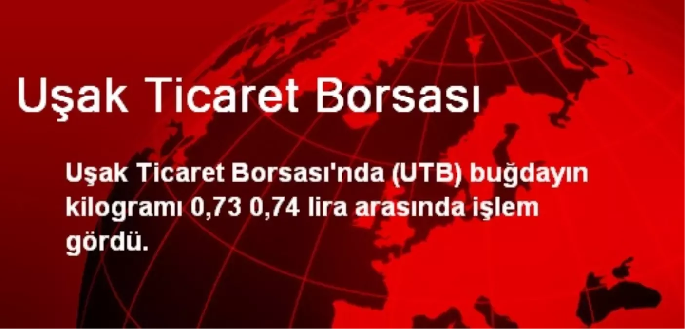 Uşak Ticaret Borsası