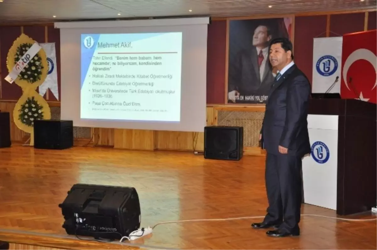 BÜ'de Mehmet Akif Ersoy Anıldı