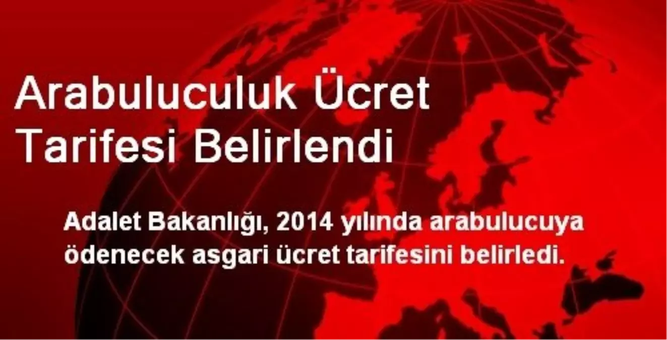 Arabuluculuk Ücret Tarifesi Belirlendi