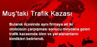 Muş'taki Trafik Kazası