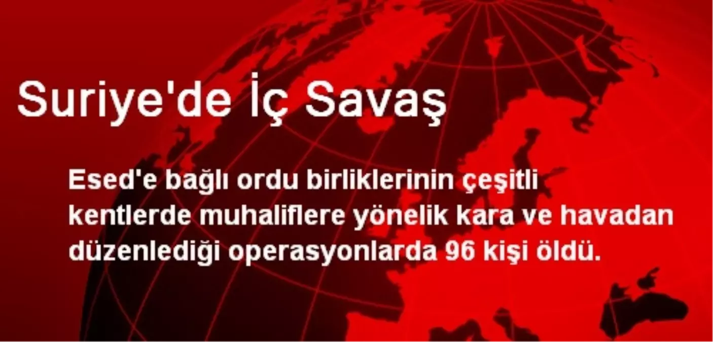 Suriye\'de İç Savaş