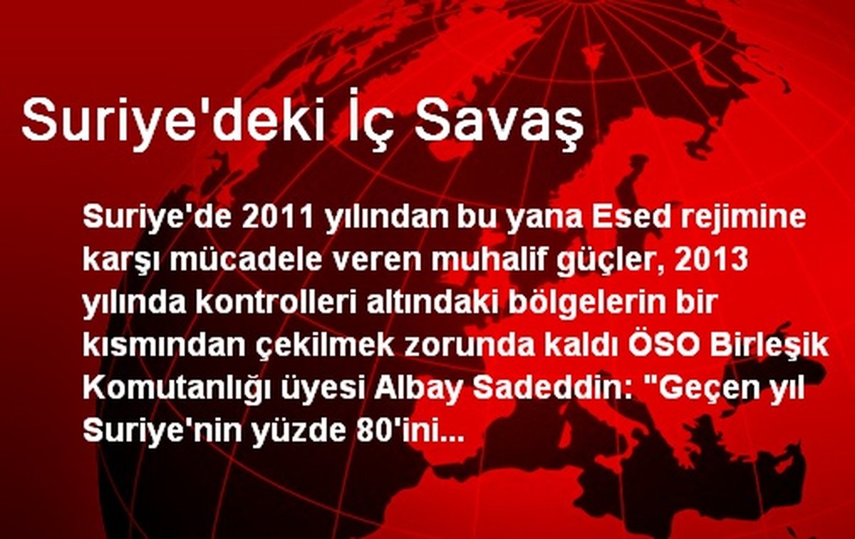 Suriye\'deki İç Savaş