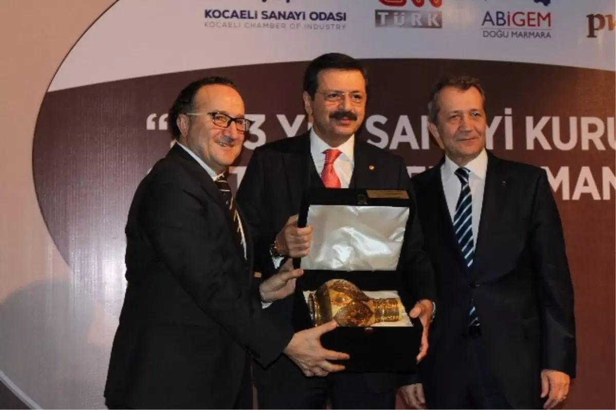 TOBB Başkanı Rifat Hisarcıklıoğlu Kocaeli\'de