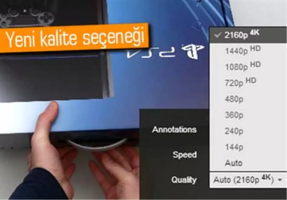 YouTube, Bazı Videolara \'2160p 4K\' Video Seçeneği Ekledi
