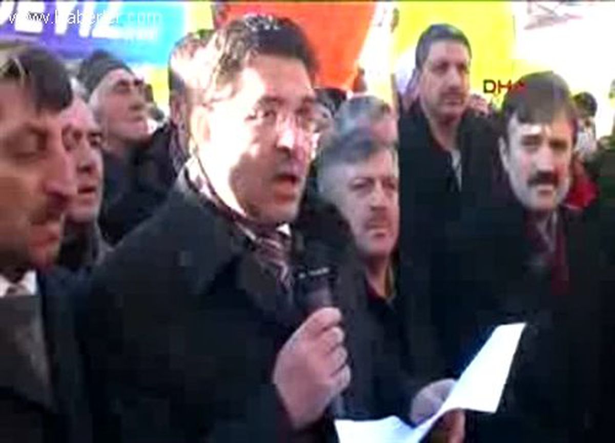 Erzurum\'da Erdoğan\'a Destek Mitingi
