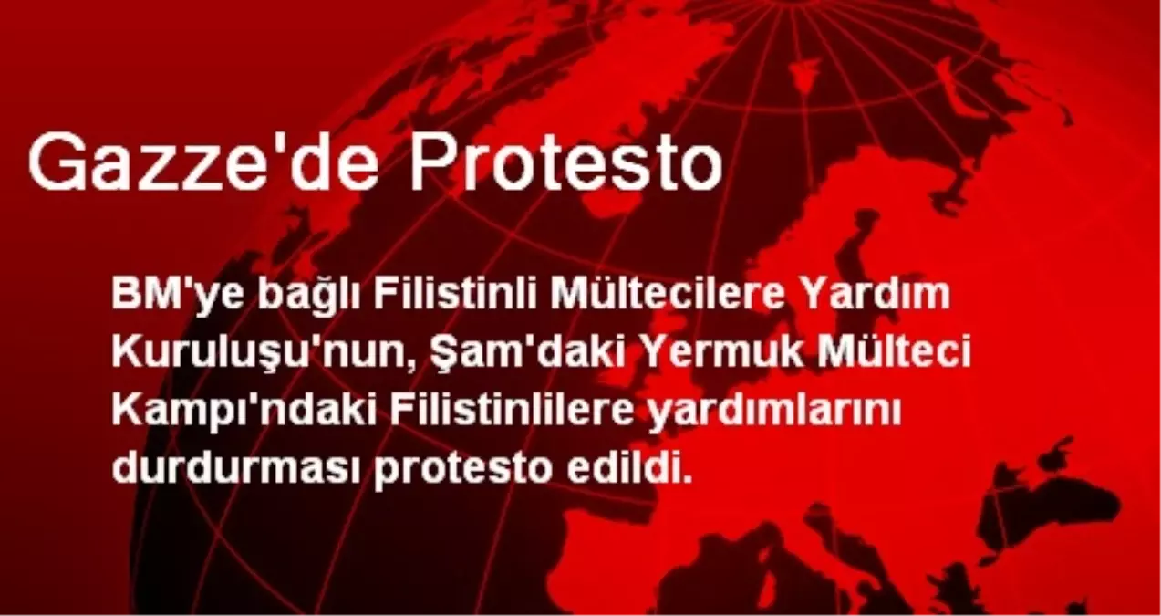 Gazze\'de Protesto