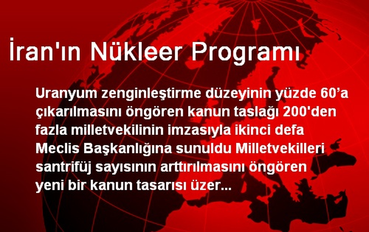 İran\'ın Nükleer Programı