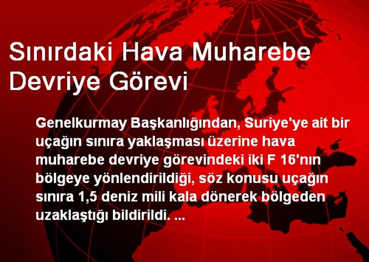 Sınırdaki Hava Muharebe Devriye Görevi