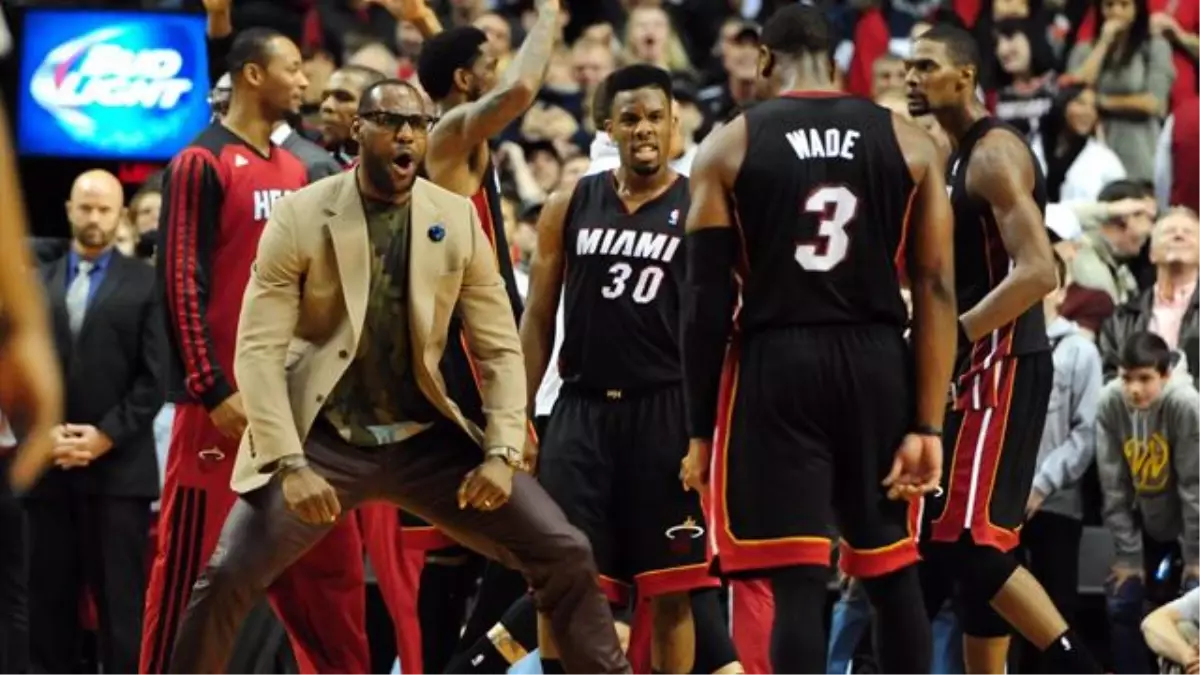 Portland Trail Blazers-Miami Heat: 107-108 / Nba\'de Gecenin Sonuçları