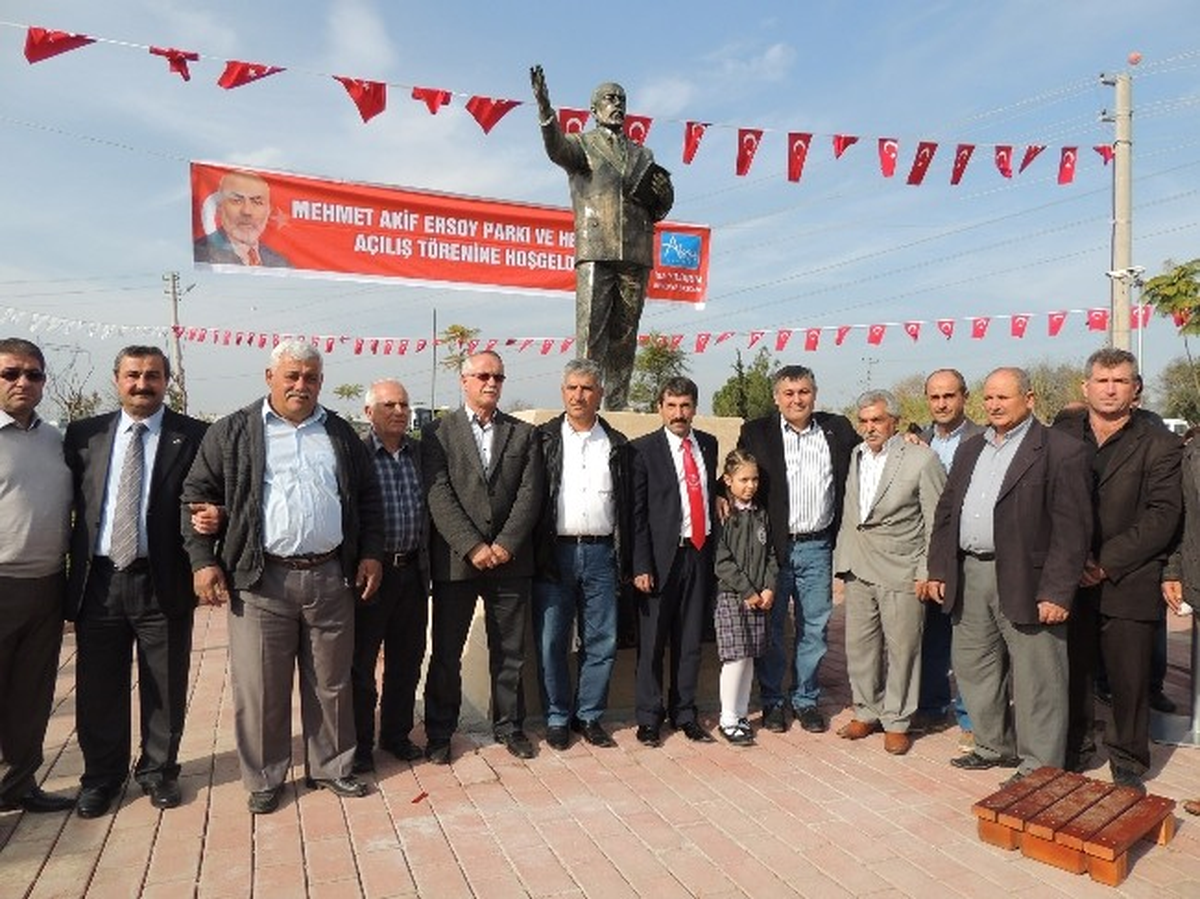 Aksu\'da Mehmet Akif Ersoy Parkı Açıldı