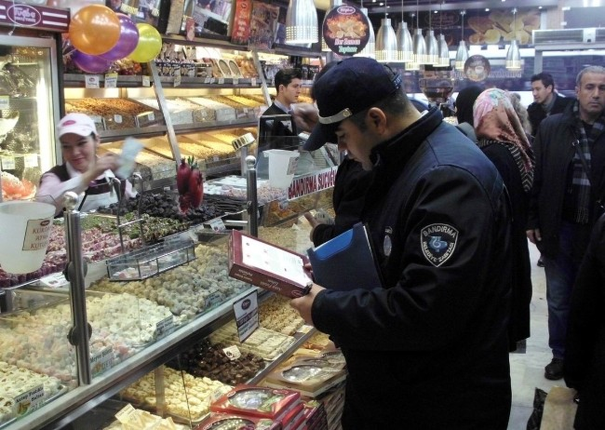 Bandırma Zabıtasından Yılbaşı Denetimi