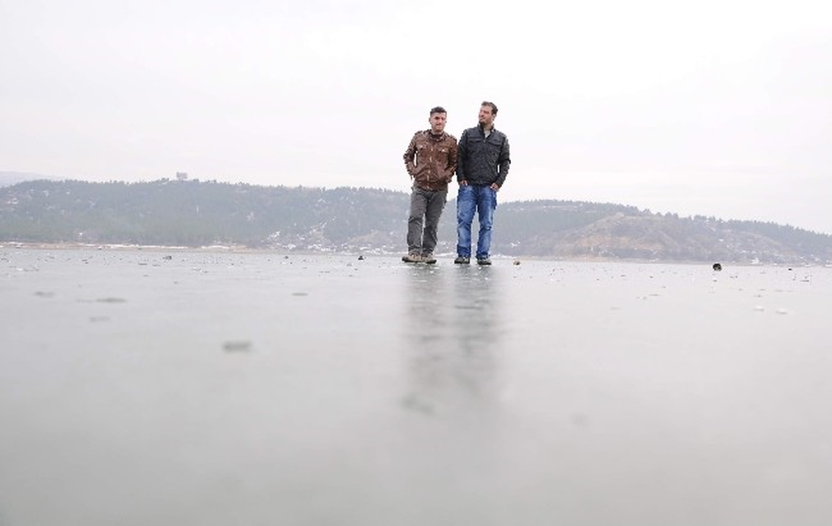 Çorum Baraj Gölü Buz Tuttu