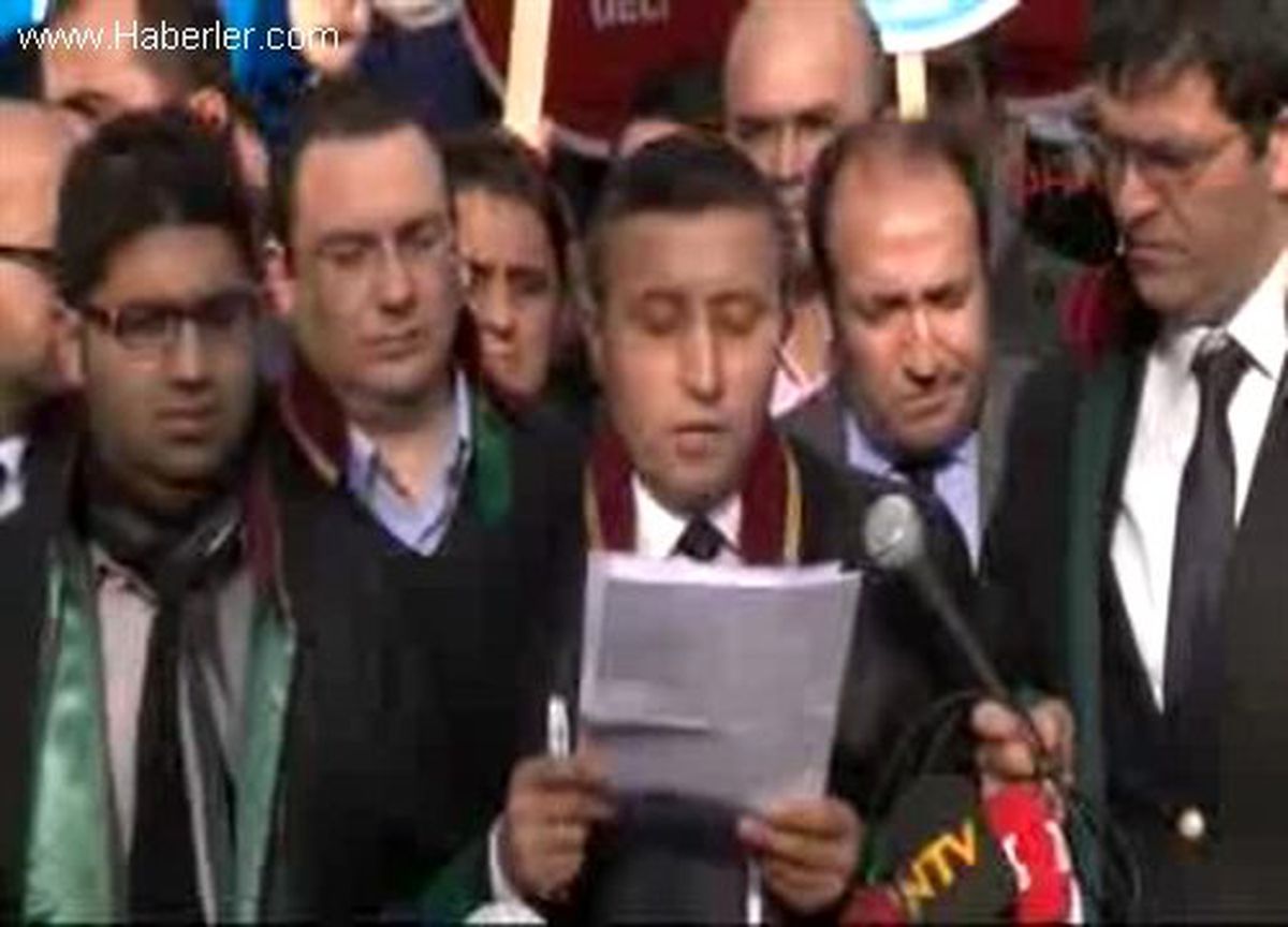 HSYK Önünde Protesto