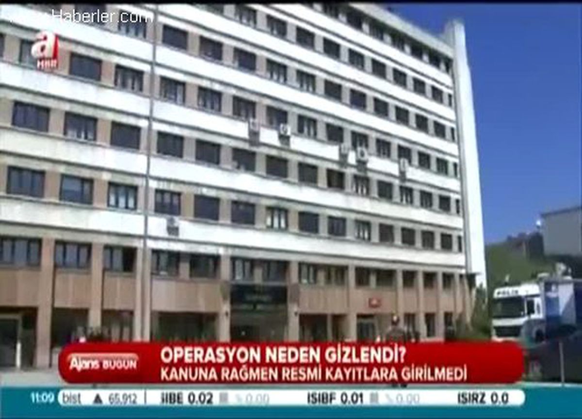 Operasyon Resmi Kayıtlara İşlenmedi