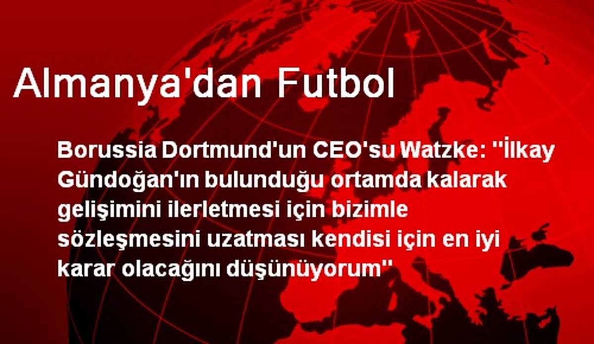 Almanya\'dan Futbol