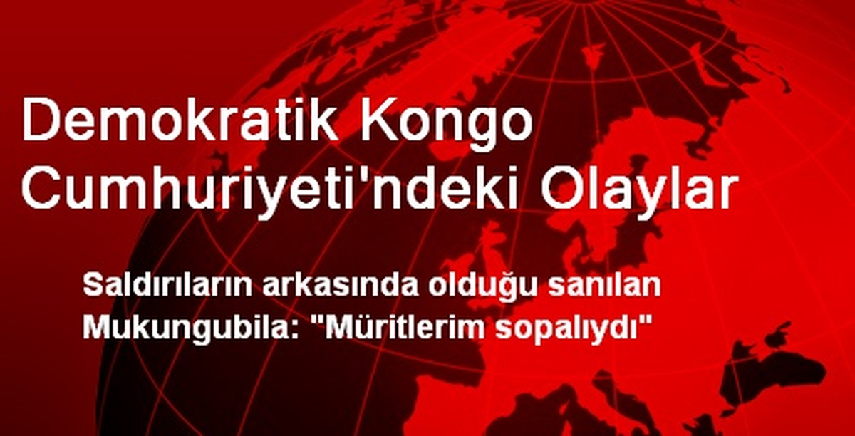 DKC\'deki Olayların Arkasındaki Sanık: Müritlerim Sopalıydı