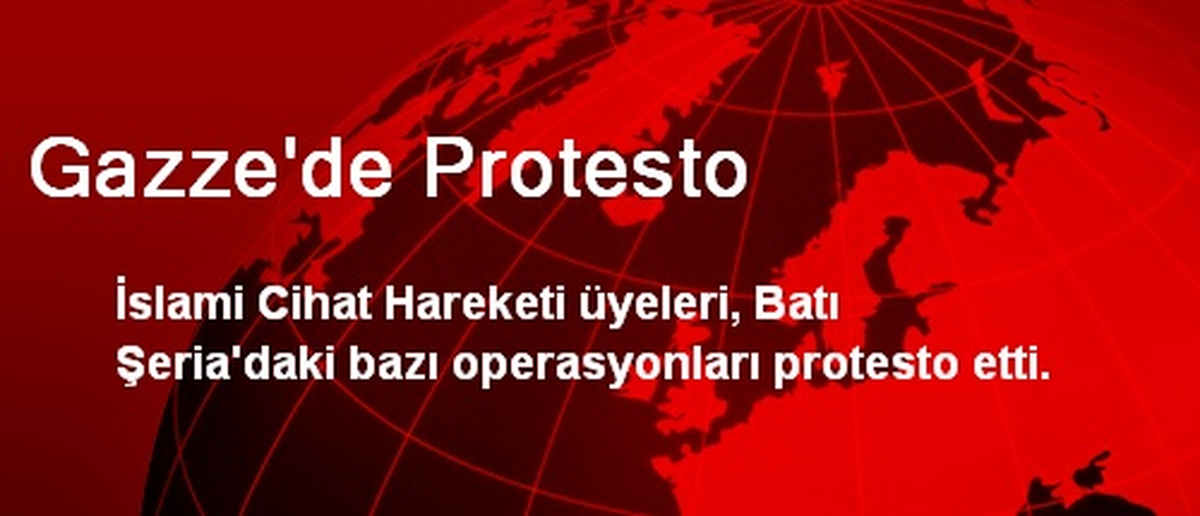 Gazze\'de Protesto
