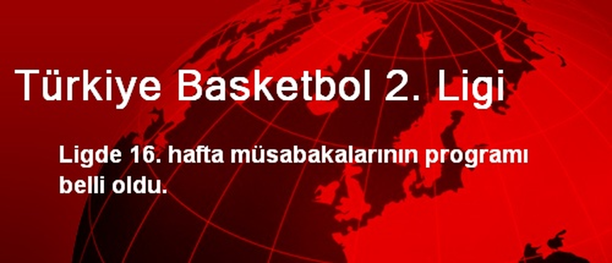 Türkiye Basketbol 2. Ligi