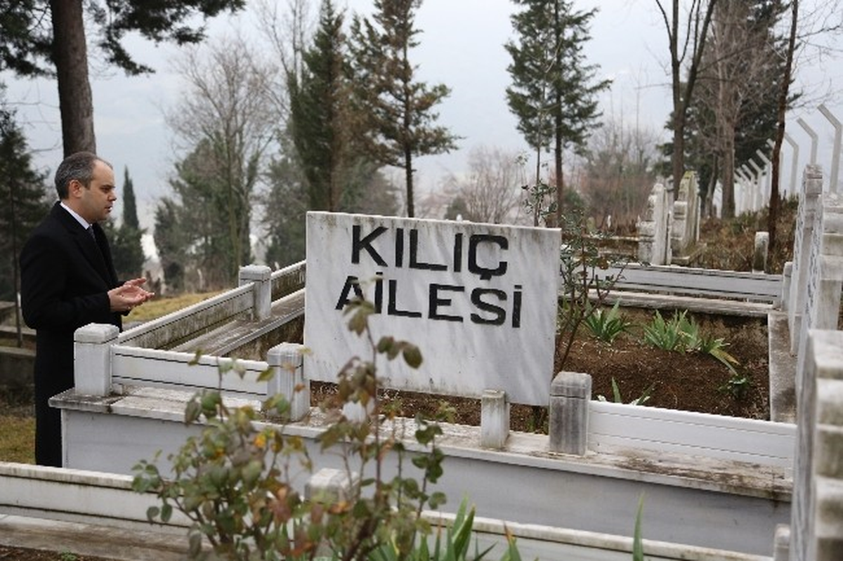 Bakan Kılıç, Dedesinin Mezarında