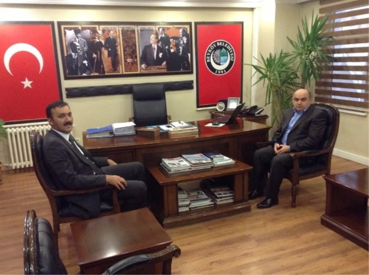 Başkan İsmail Bayram, Belediye Başkanları Ziyaret Etti