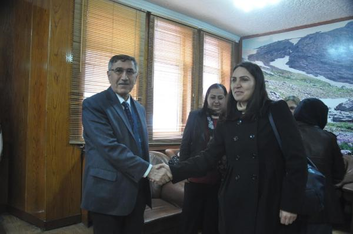 BDP\'li Başkan Adayından Belediye Başkanına Ziyaret